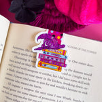 Witch Hat Book Stack Halloween - Magnetic Bookmark