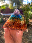 Orgone Pyramid - EMF Protection, Reiki Healing, Release Anxiety