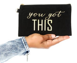 You Got This  - Mantra Quote Bag - Black